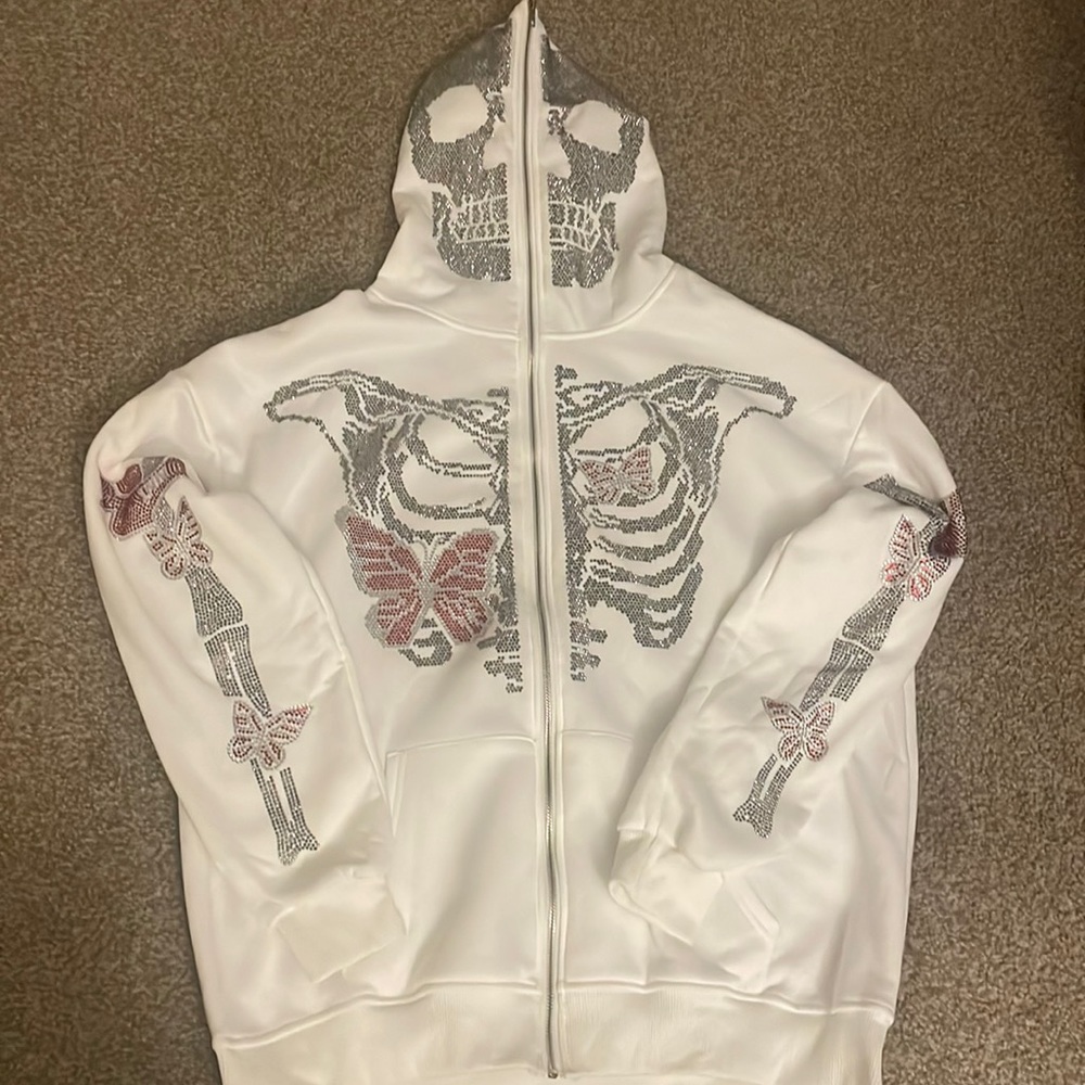 Skeleton Zipup Hoodie